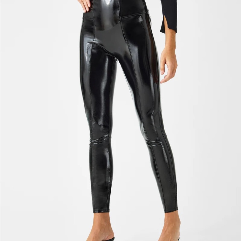 Spanx faux leather leggings